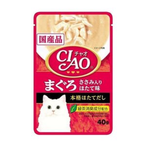 Inaba Pet Food Ciao Pouch Scallop Flavor with Tuna Fillet 40g 1 each