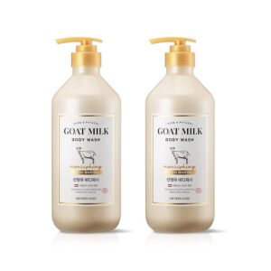 ShowerMate - Goat Milk Manuka Body Wash (27 fl oz/800 ml) Pack of 2 1600 ml