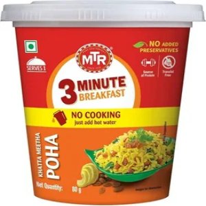 MTR 3-Minute-Breakfast Khatta Meetha Poha 80 g