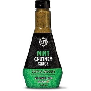 KFI Mint Chutney Sauce, 15.4 fl oz bottle 15.4 oz
