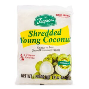 Tropics Shredded Young Coconut, Frozen 454 g