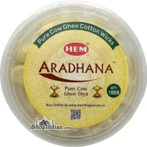 Hem Aradhana Pure Cow Ghee Diya - 100 ct 100 count