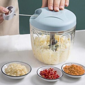 Manual Food Processor Vegetable Chopper 900ml 1 count