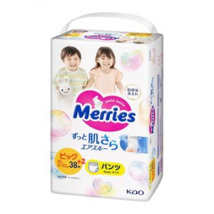 MERRIES Baby Pull Up Pants Diaper XL 12-22kg 40Pcs 1 each