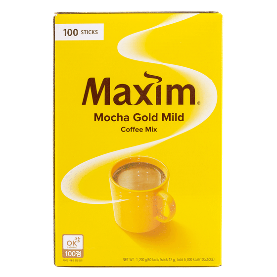 Maxim Mocha Gold Mild Coffee Mix 0.42 oz*100 pack