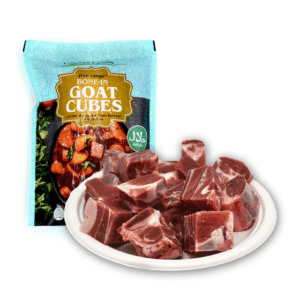 Free Range Bone-in Goat Cubes, Skinless (Halal) 2 lb