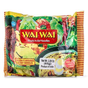 Wai Wai Chicken Masala Flavored Instant Noodles 65 g